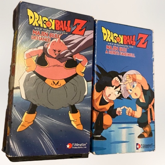 Dragonball z VHS tape bundle lot of 2 part of a set - Picture 1 of 4